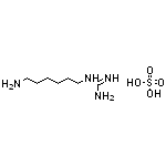 1-(6-aminohexyl)guanidine, sulfuric acid