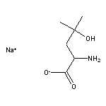 sodium 2-amino-4-hydroxy-4-methylpentanoate