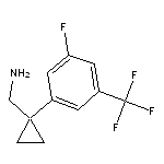 {1-[3-fluoro-5-(trifluoromethyl)phenyl]cyclopropyl}methanamine