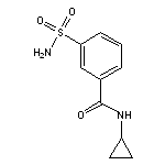 N-cyclopropyl-3-sulfamoylbenzamide