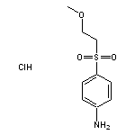 4-(2-methoxyethanesulfonyl)aniline hydrochloride