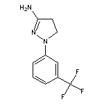 1-[3-(trifluoromethyl)phenyl]-4,5-dihydro-1H-pyrazol-3-amine