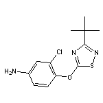 4-[(3-tert-butyl-1,2,4-thiadiazol-5-yl)oxy]-3-chloroaniline