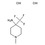 1-methyl-4-(trifluoromethyl)piperidin-4-amine dihydrochloride