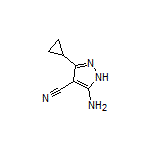 5-amino-3-cyclopropyl-1H-pyrazole-4-carbonitrile