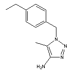 1-[(4-ethylphenyl)methyl]-5-methyl-1H-1,2,3-triazol-4-amine