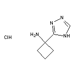 1-(4H-1,2,4-triazol-3-yl)cyclobutan-1-amine hydrochloride