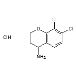 7,8-dichloro-3,4-dihydro-2H-1-benzopyran-4-amine hydrochloride