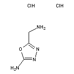 5-(aminomethyl)-1,3,4-oxadiazol-2-amine dihydrochloride