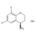 (4R)-6,8-difluoro-3,4-dihydro-2H-1-benzopyran-4-amine hydrochloride