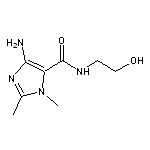 4-amino-N-(2-hydroxyethyl)-1,2-dimethyl-1H-imidazole-5-carboxamide