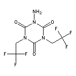 1-amino-3,5-bis(2,2,2-trifluoroethyl)-1,3,5-triazinane-2,4,6-trione