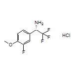 (S)-2,2,2-Trifluoro-1-(3-fluoro-4-methoxyphenyl)ethanamine Hydrochloride