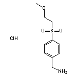 [4-(2-methoxyethanesulfonyl)phenyl]methanamine hydrochloride