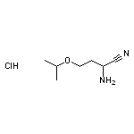 2-amino-4-(propan-2-yloxy)butanenitrile hydrochloride