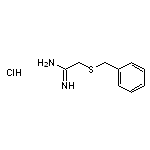 2-(benzylsulfanyl)ethanimidamide hydrochloride