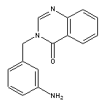 3-[(3-aminophenyl)methyl]-3,4-dihydroquinazolin-4-one