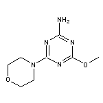 4-methoxy-6-(morpholin-4-yl)-1,3,5-triazin-2-amine