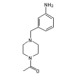 1-{4-[(3-aminophenyl)methyl]piperazin-1-yl}ethan-1-one