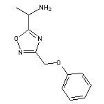 1-[3-(phenoxymethyl)-1,2,4-oxadiazol-5-yl]ethan-1-amine