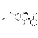 2-amino-4-bromo-N-(2-methoxyphenyl)benzamide hydrochloride