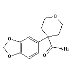 4-(2H-1,3-benzodioxol-5-yl)oxane-4-carboxamide