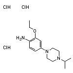 2-ethoxy-4-[4-(propan-2-yl)piperazin-1-yl]aniline trihydrochloride