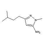 1-methyl-3-(3-methylbutyl)-1H-pyrazol-5-amine