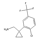 {1-[2-chloro-5-(trifluoromethyl)phenyl]cyclopropyl}methanamine