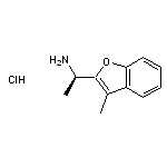 (1R)-1-(3-methyl-1-benzofuran-2-yl)ethan-1-amine hydrochloride