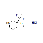 3-Methoxy-3-(trifluoromethyl)piperidine Hydrochloride