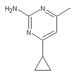 4-cyclopropyl-6-methylpyrimidin-2-amine