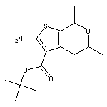 tert-butyl 2-amino-5,7-dimethyl-4H,5H,7H-thieno[2,3-c]pyran-3-carboxylate