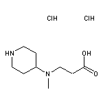 3-[methyl(piperidin-4-yl)amino]propanoic acid dihydrochloride