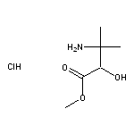 methyl 3-amino-2-hydroxy-3-methylbutanoate hydrochloride