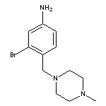 3-bromo-4-[(4-methylpiperazin-1-yl)methyl]aniline