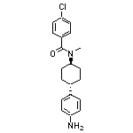 4-chloro-N-methyl-N-[(1r,4r)-4-(4-aminophenyl)cyclohexyl]benzamide