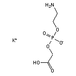 potassium 2-[(2-aminoethyl phosphonato)oxy]acetic acid