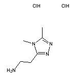 2-(dimethyl-4H-1,2,4-triazol-3-yl)ethan-1-amine dihydrochloride