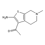 1-{2-amino-6-methyl-4H,5H,6H,7H-thieno[2,3-c]pyridin-3-yl}ethan-1-one