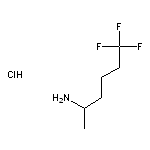 6,6,6-trifluorohexan-2-amine hydrochloride