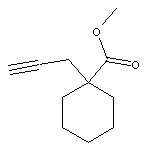 methyl 1-(prop-2-yn-1-yl)cyclohexane-1-carboxylate