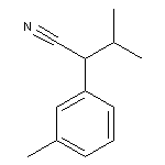 3-methyl-2-(3-methylphenyl)butanenitrile