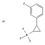 potassium trifluoro[2-(3-fluorophenyl)cyclopropyl]boranuide