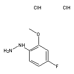 (4-fluoro-2-methoxyphenyl)hydrazine dihydrochloride