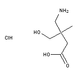 4-amino-3-(hydroxymethyl)-3-methylbutanoic acid hydrochloride