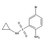 2-amino-5-bromo-N-cyclopropylbenzene-1-sulfonamide