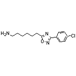 6-[3-(4-chlorophenyl)-1,2,4-oxadiazol-5-yl]hexan-1-amine