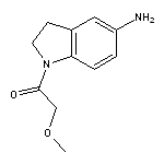 1-(5-amino-2,3-dihydro-1H-indol-1-yl)-2-methoxyethan-1-one