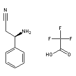 (3R)-3-amino-3-phenylpropanenitrile, trifluoroacetic acid